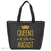 Queens Are Born In August August Birthday Tote Bag thumb 0