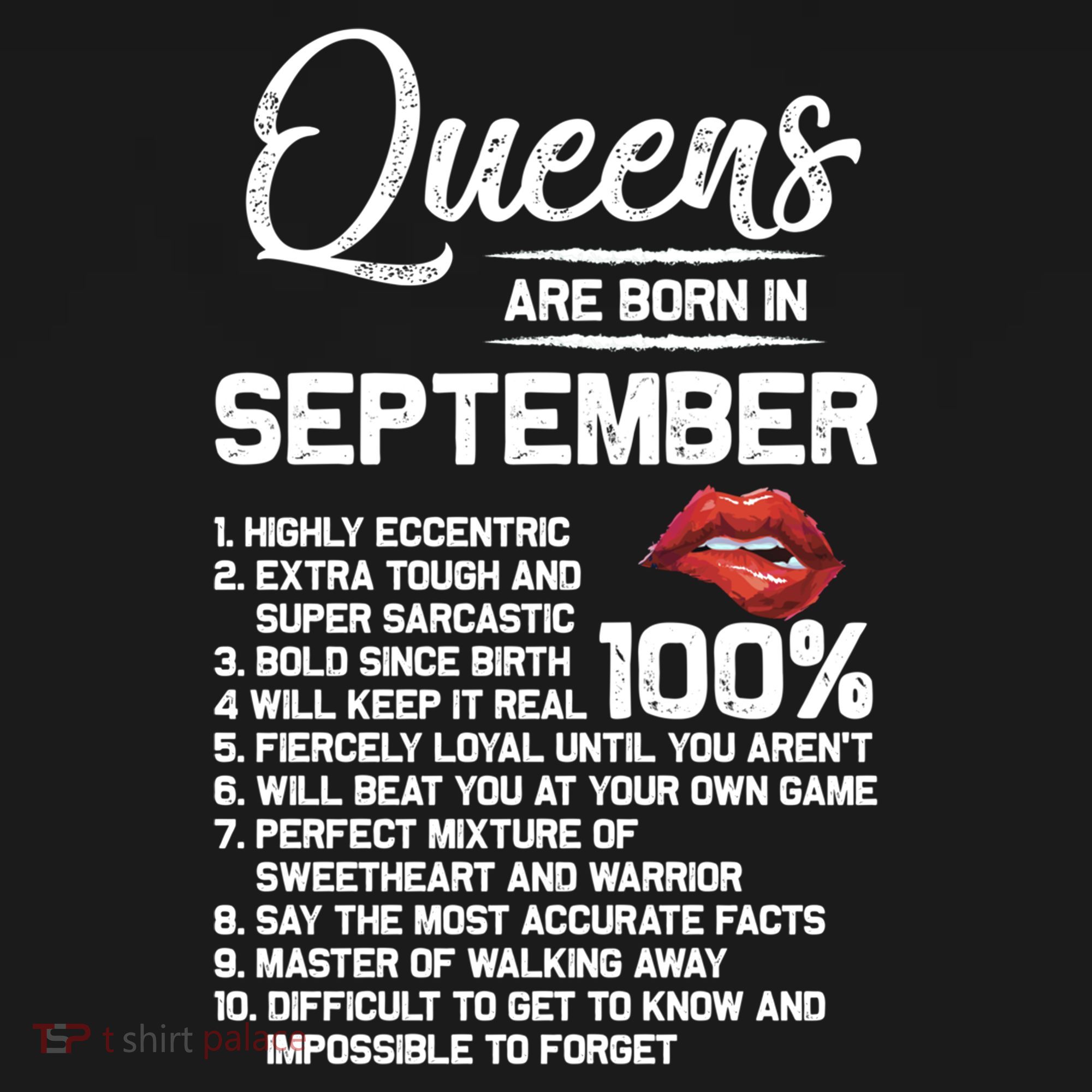 Queens Are Born In September Birthday Funny Gift Backpack