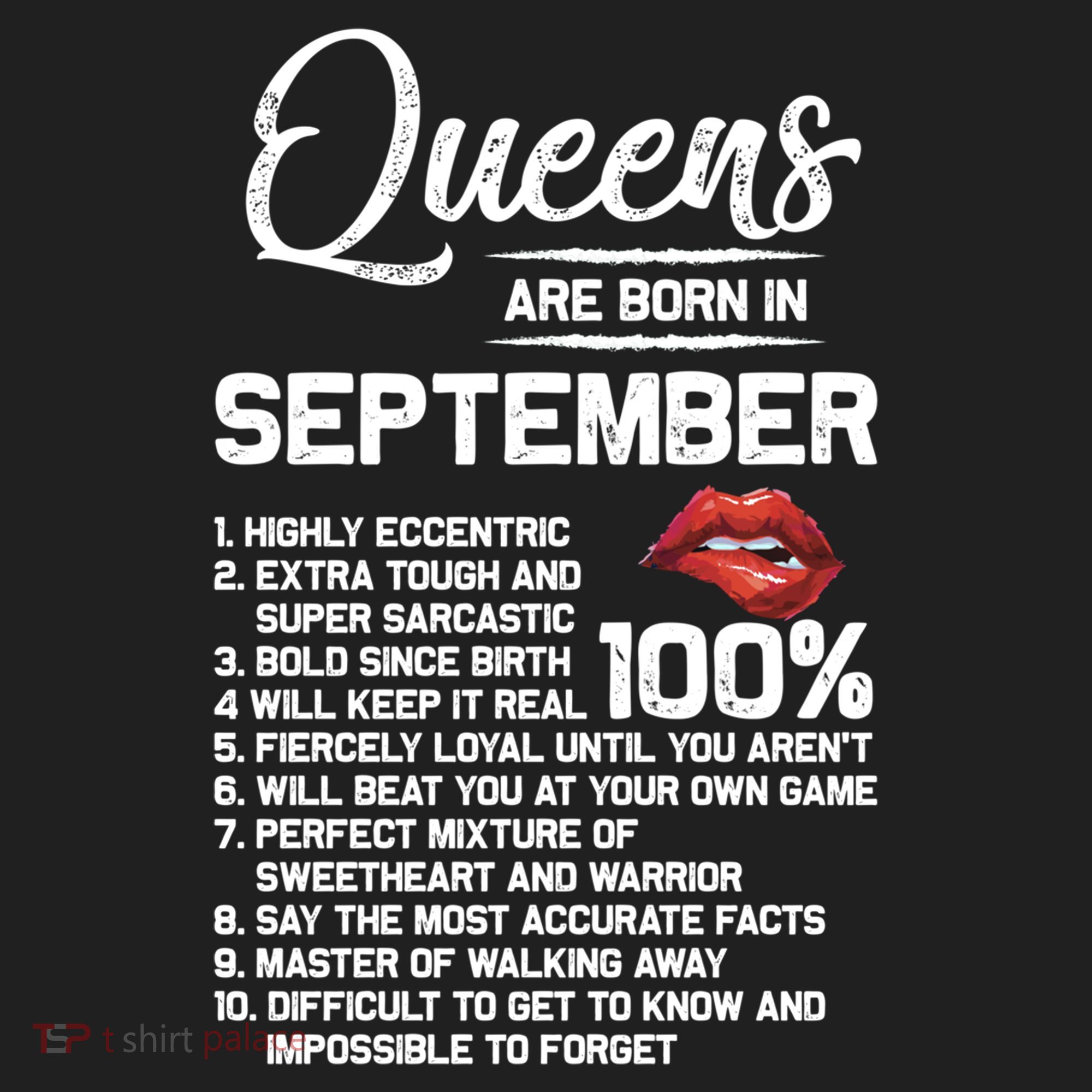 Queens Are Born In September Birthday Funny Gift Beanie