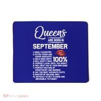 Queens Are Born In September Birthday Funny Gift Mousepad thumb 0