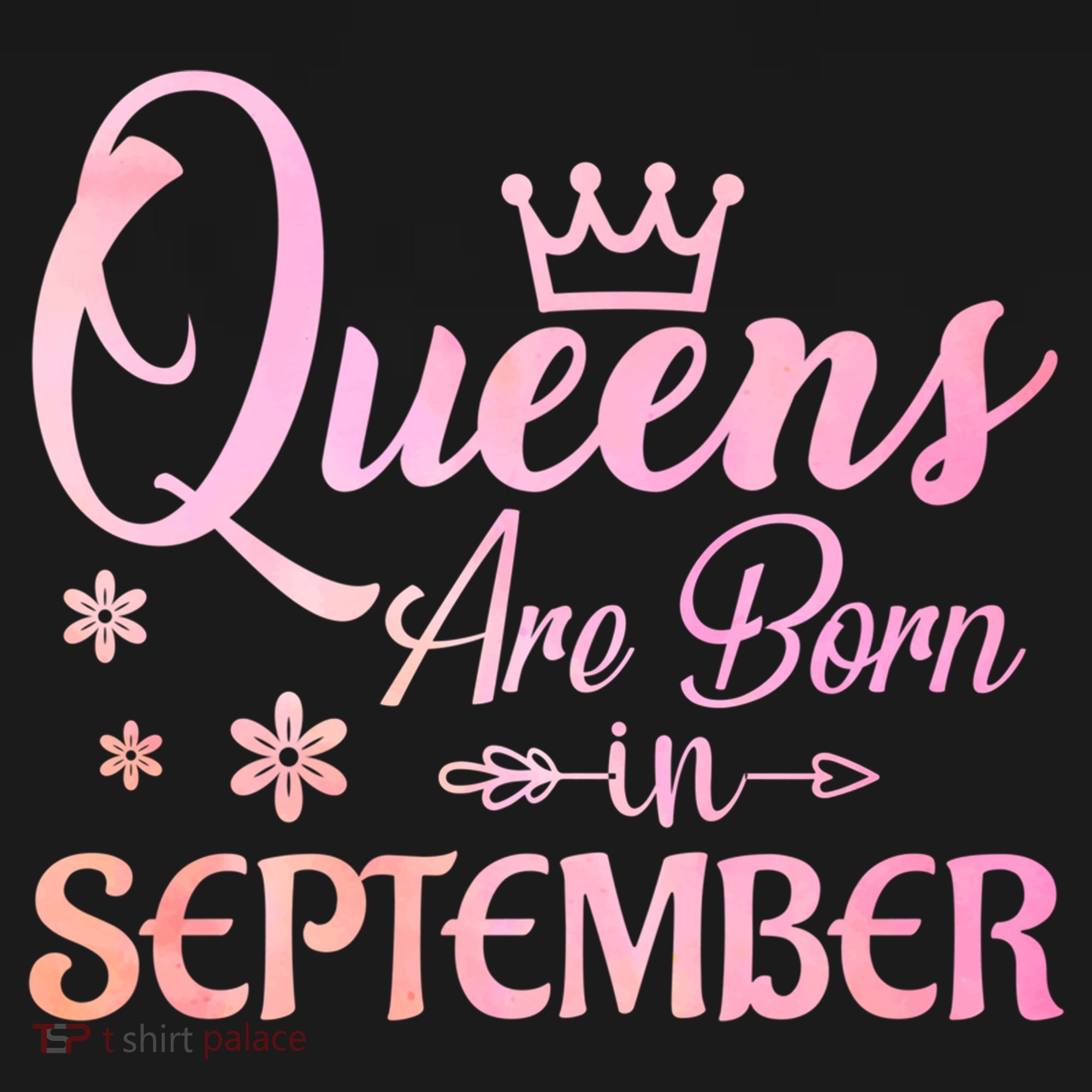 Queens Are Born In September Funny Gift September Birthday Gift Women's Hoodie