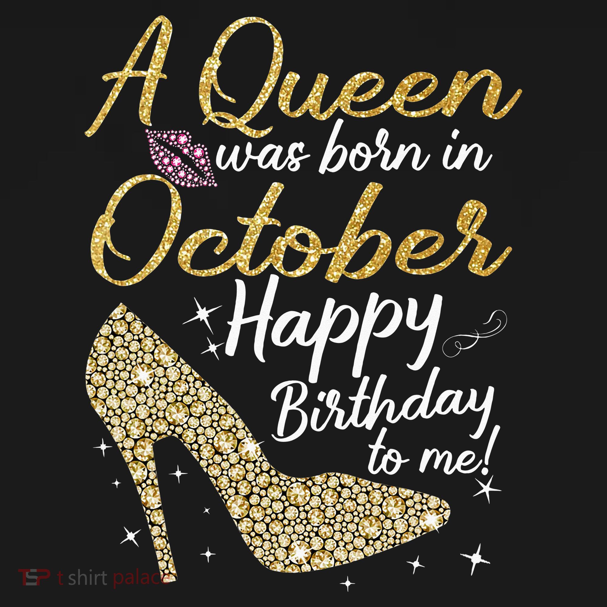 Queens Are Born In October Birthday Women Women's Hoodie