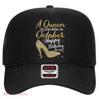 Queens Are Born In October Birthday Women Hat thumb 0