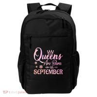Queens Are Born In September Gift September Birthday Great Gift Backpack thumb 0