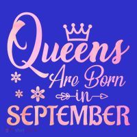 Queens Are Born In September Gift September Birthday Great Gift Apron thumb 3