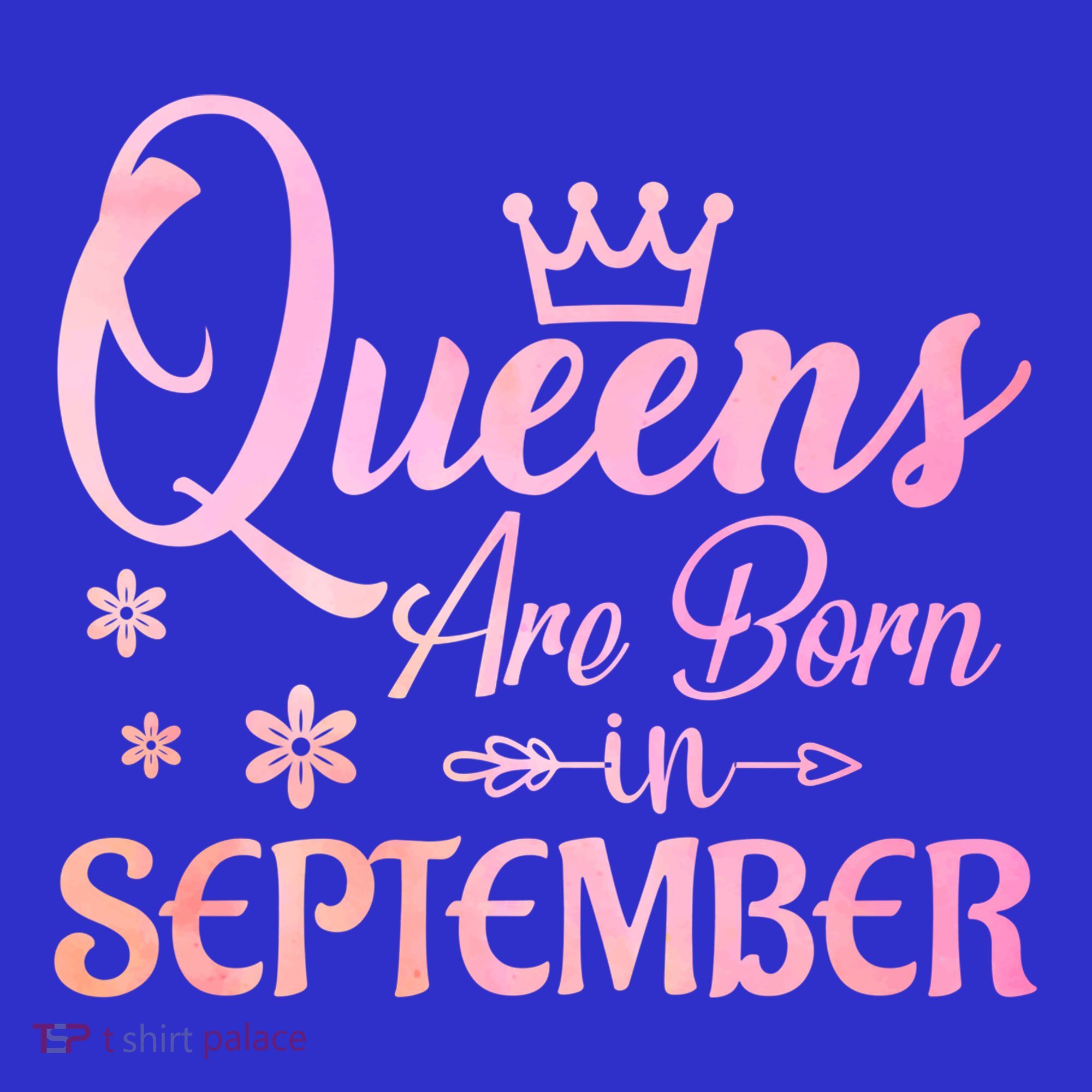 Queens Are Born In September Gift September Birthday Great Gift Coaster