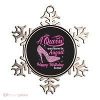 Queens Are Born In August Funny August Birthday Gift Ornament thumb 0