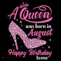 Queens Are Born In August Funny August Birthday Gift Tank Top thumb 6