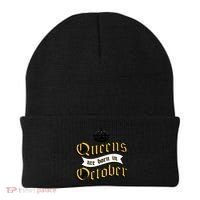 Queens Are Born In October Beanie thumb 0