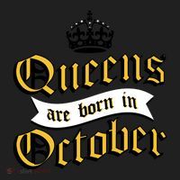 Queens Are Born In October Beanie thumb 2