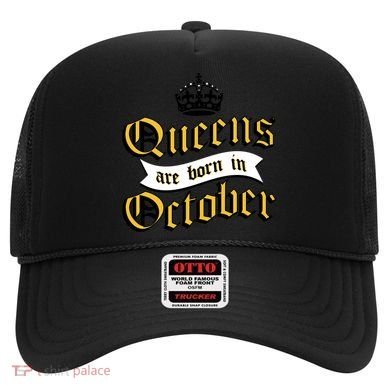 Queens Are Born In October Hat