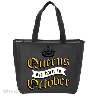 Queens Are Born In October Tote Bag