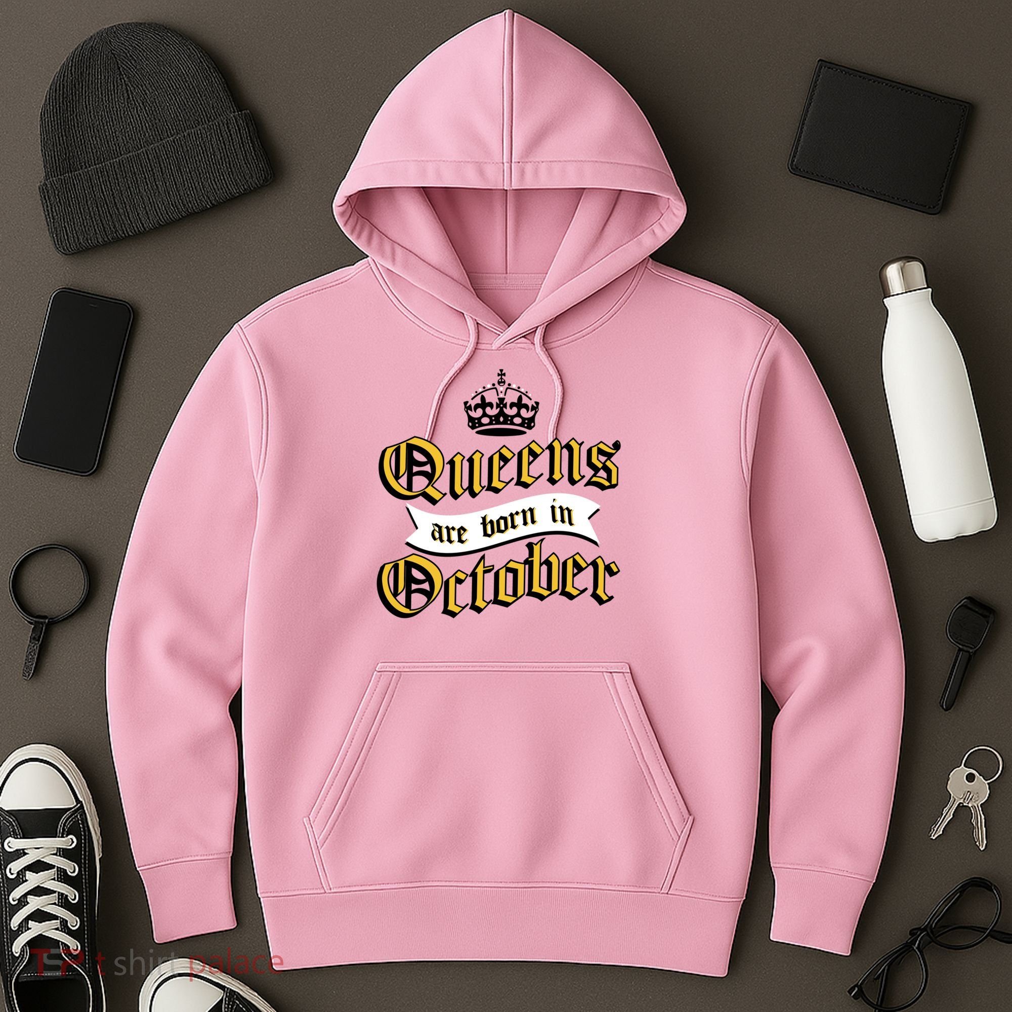 Queens Are Born In October Hoodie