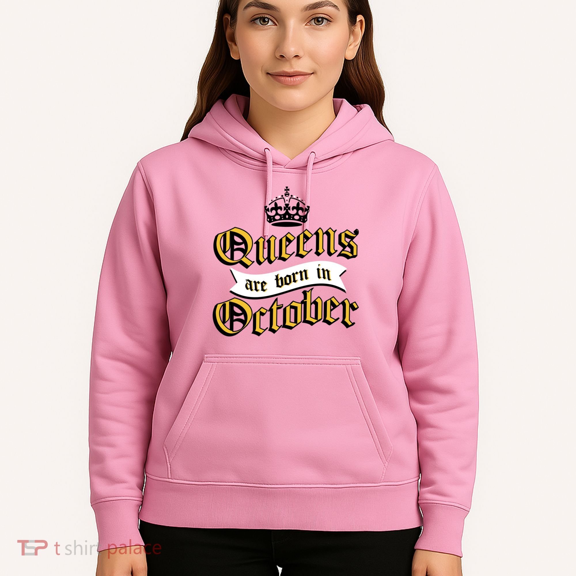 Queens Are Born In October Hoodie