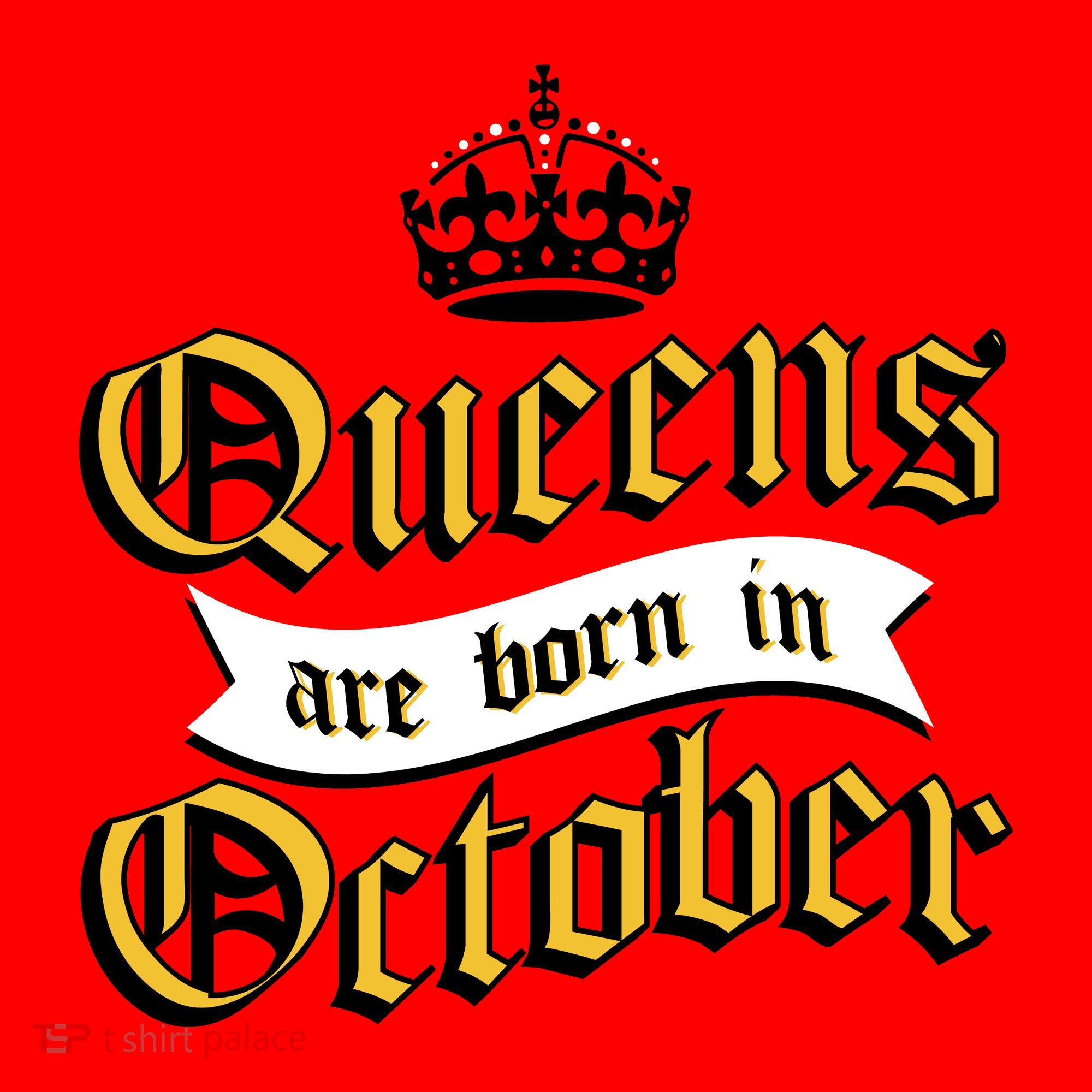 Queens Are Born In October Santa Hat