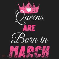 Queens Are Born In March Distressed Birthday Gift Women's Sweatshirt thumb 2