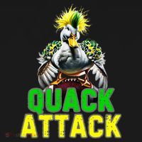 Quack Attack By Angry White Green And Yellow Duck Pajama Set thumb 2