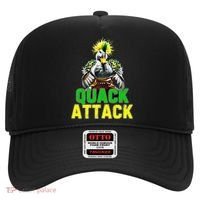 Quack Attack By Angry White Green And Yellow Duck Hat thumb 0