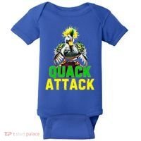 Quack Attack By Angry White Green And Yellow Duck Baby Bodysuit thumb 0