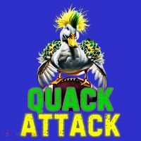 Quack Attack By Angry White Green And Yellow Duck Visor thumb 3