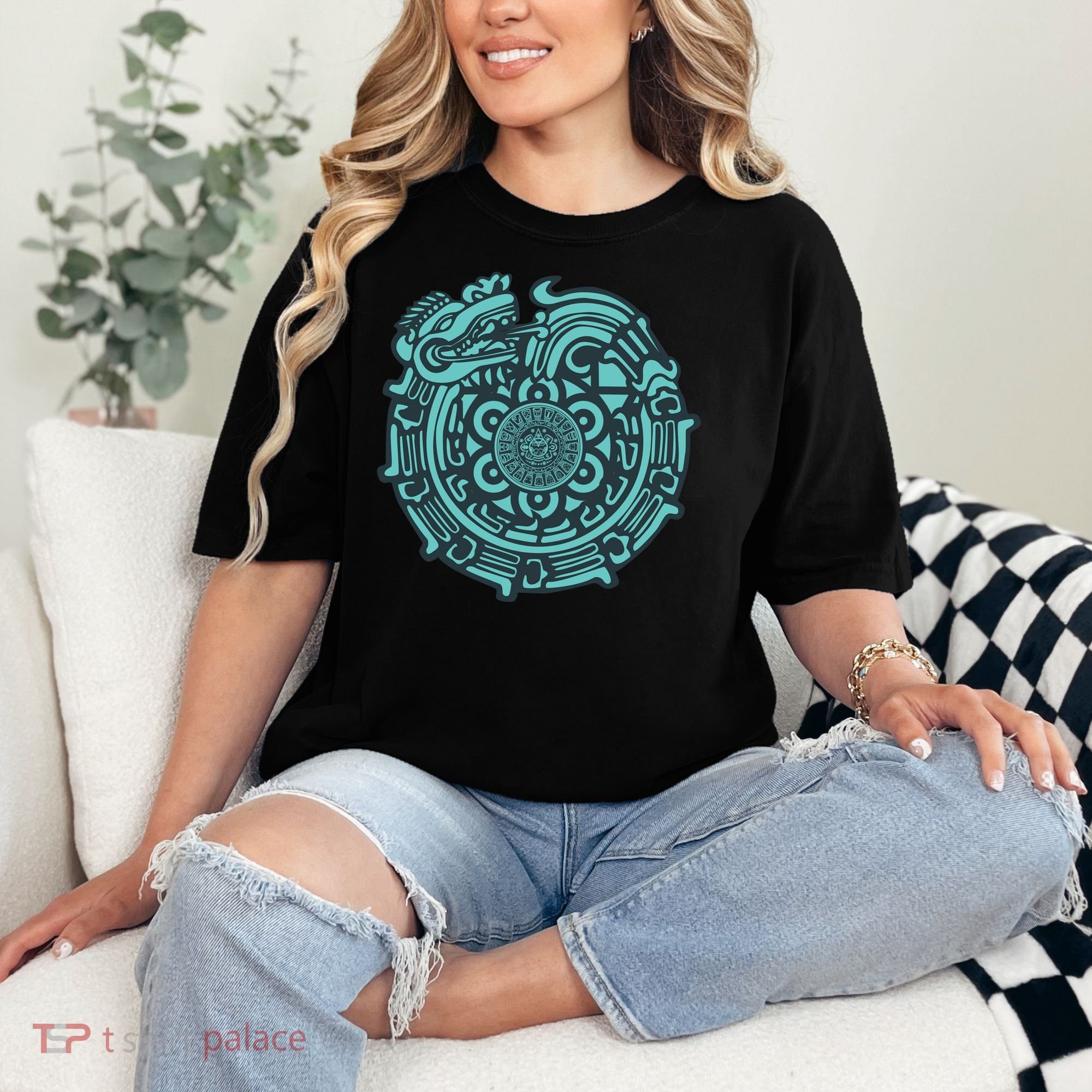 Quetzalcoatl Aztec Dragon God Comfort Colors T-Shirt
