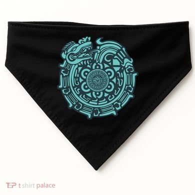 Quetzalcoatl Aztec Dragon God USA-Made Doggie Bandana