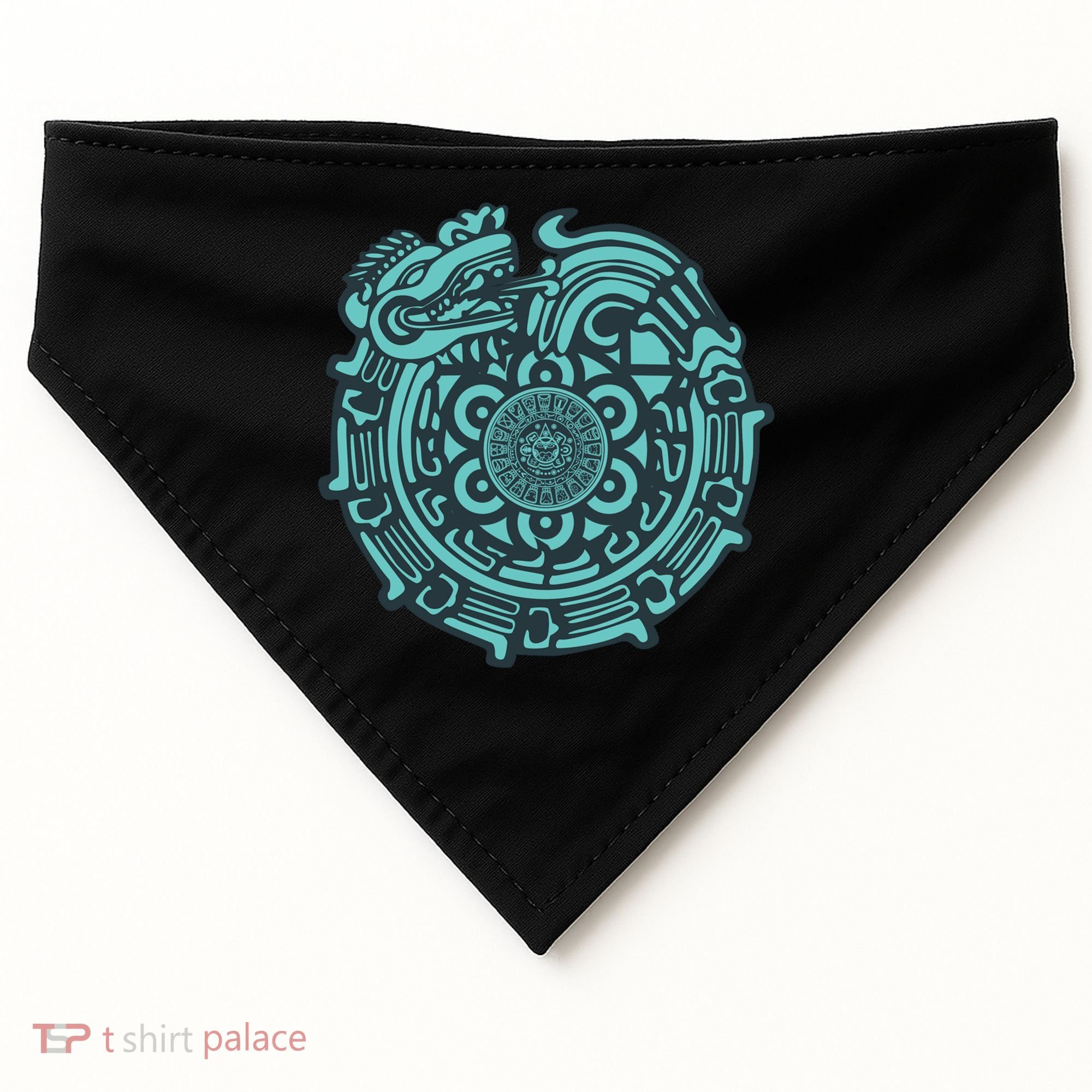 Quetzalcoatl Aztec Dragon God USA-Made Doggie Bandana