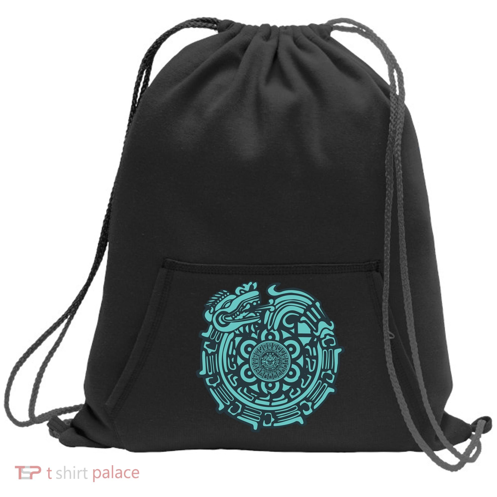 Quetzalcoatl Aztec Dragon God Sweatshirt Cinch Pack Bag