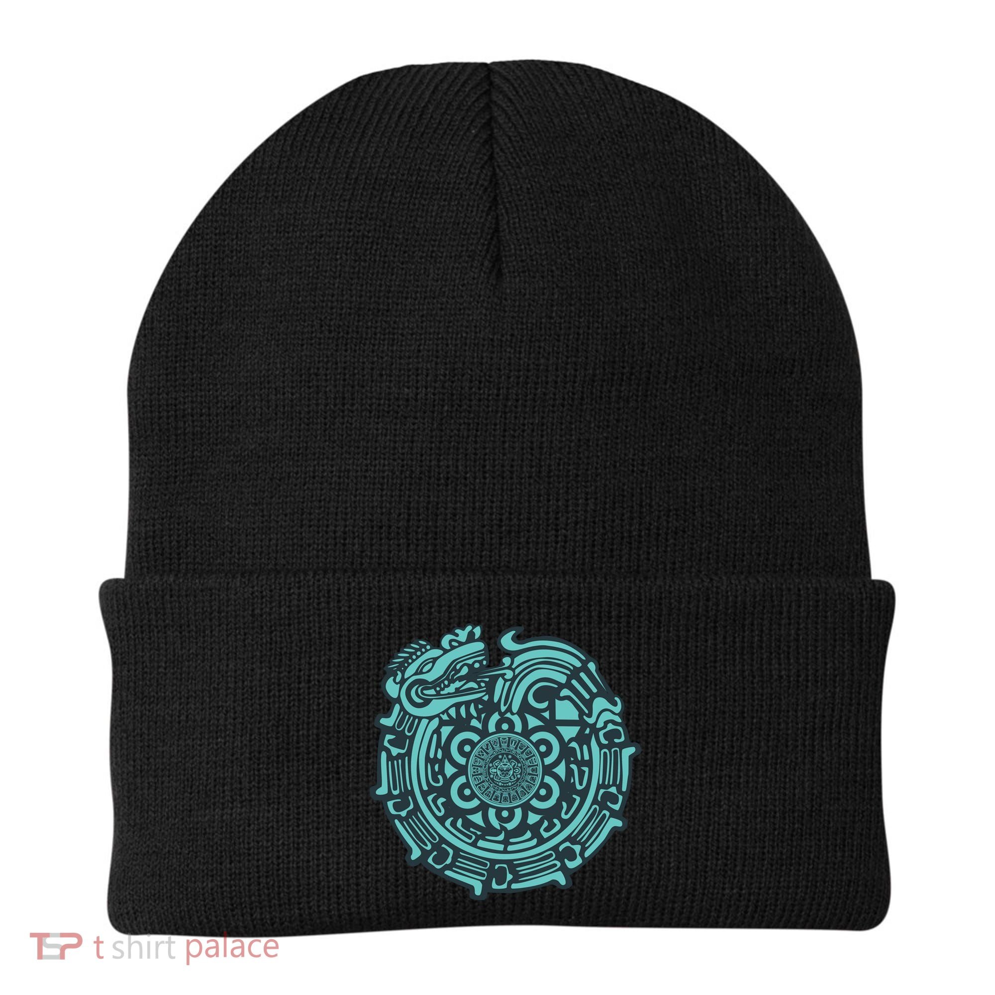 Quetzalcoatl Aztec Dragon God Beanie