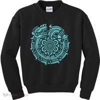 Quetzalcoatl Aztec Dragon God Kids Sweatshirt thumb 0