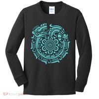 Quetzalcoatl Aztec Dragon God Kids Long Sleeve Shirt thumb 0