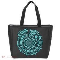 Quetzalcoatl Aztec Dragon God Tote Bag thumb 0