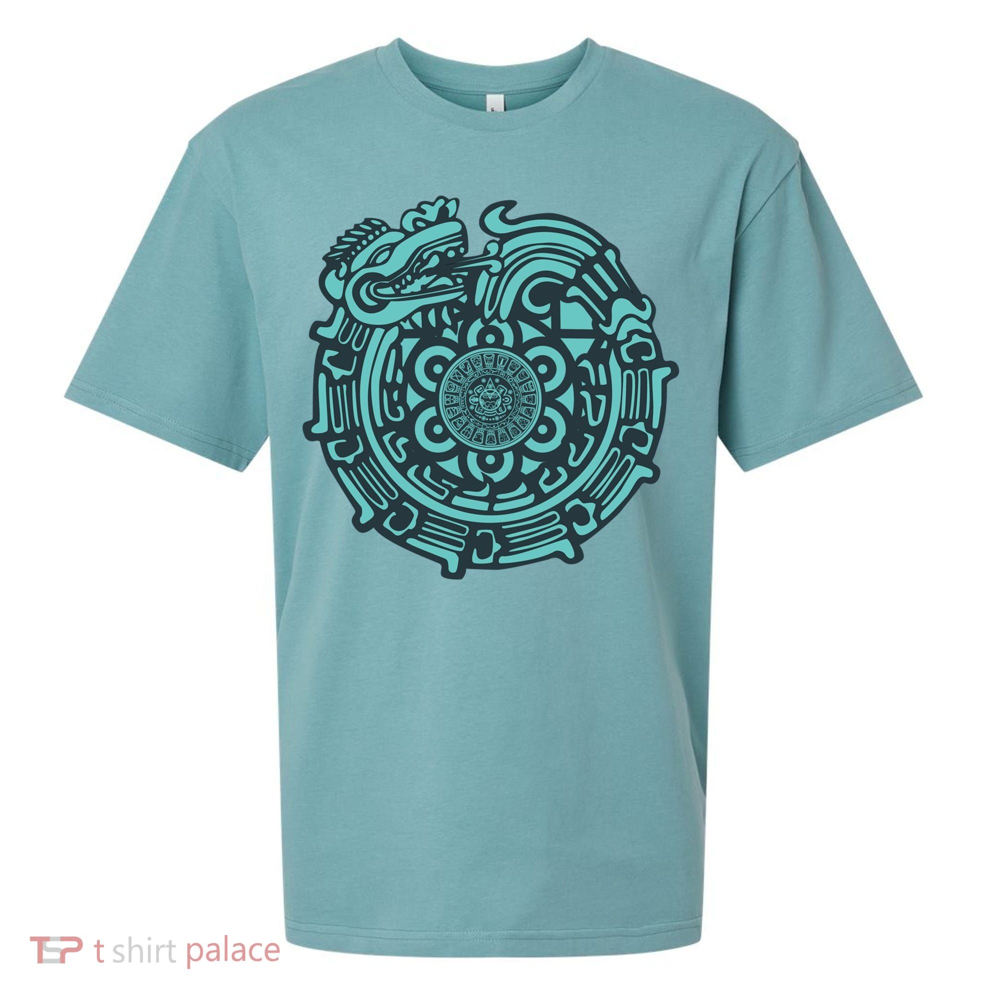 Quetzalcoatl Aztec Dragon God Sueded Cloud Jersey T-Shirt