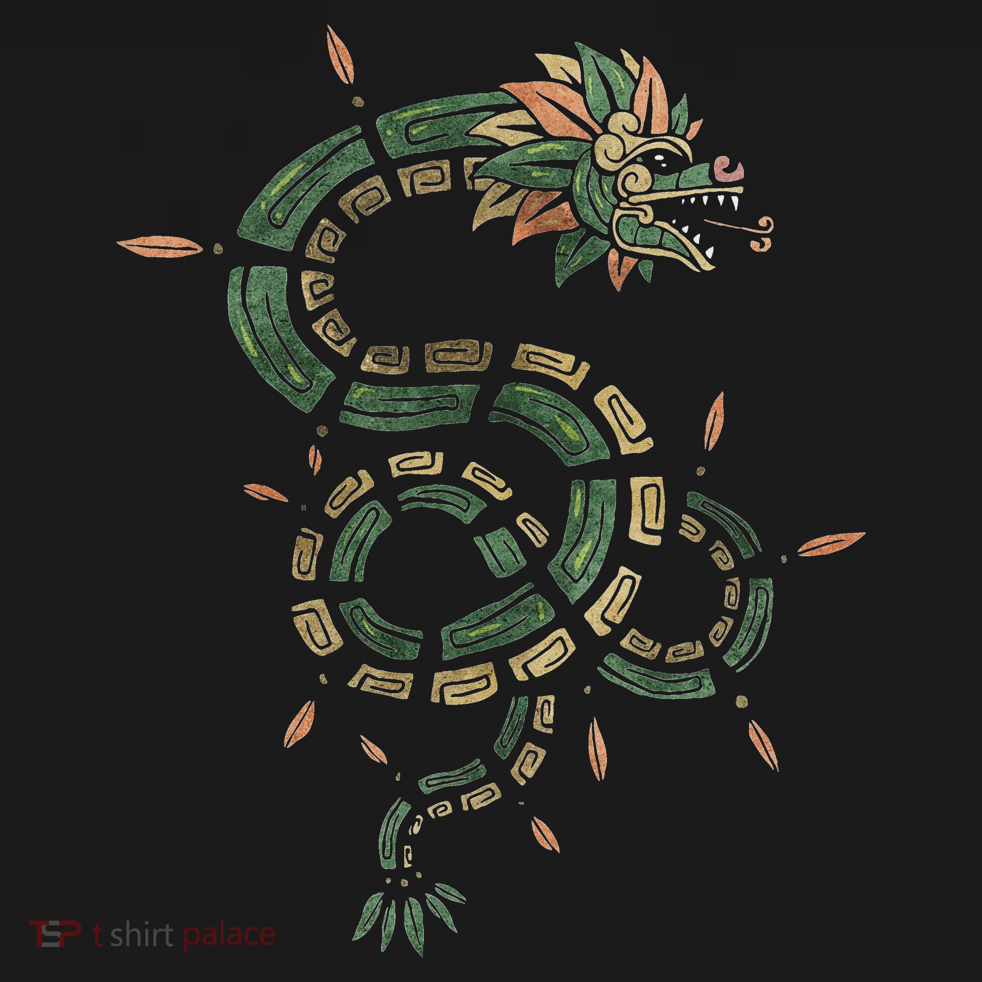Quetzalcoatl Aztec Feathered Serpent Mayan Inca Toltec Apron