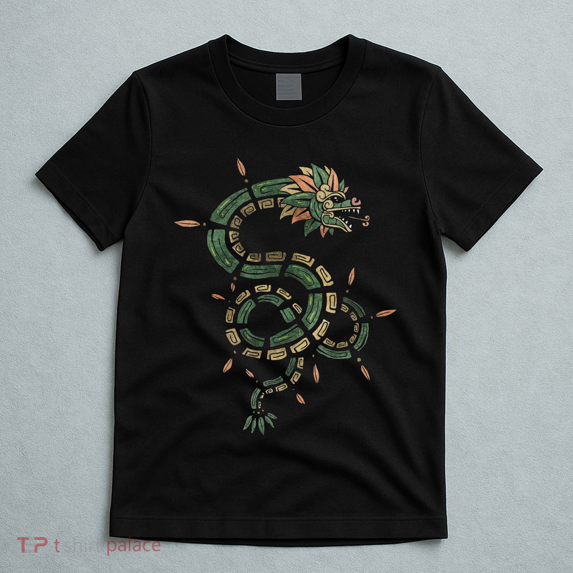 Quetzalcoatl Aztec Feathered Serpent Mayan Inca Toltec T-Shirt