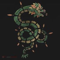 Quetzalcoatl Aztec Feathered Serpent Mayan Inca Toltec Tall Sweatshirt thumb 2