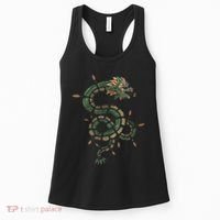 Quetzalcoatl Aztec Feathered Serpent Mayan Inca Toltec Women's Tank Top thumb 0