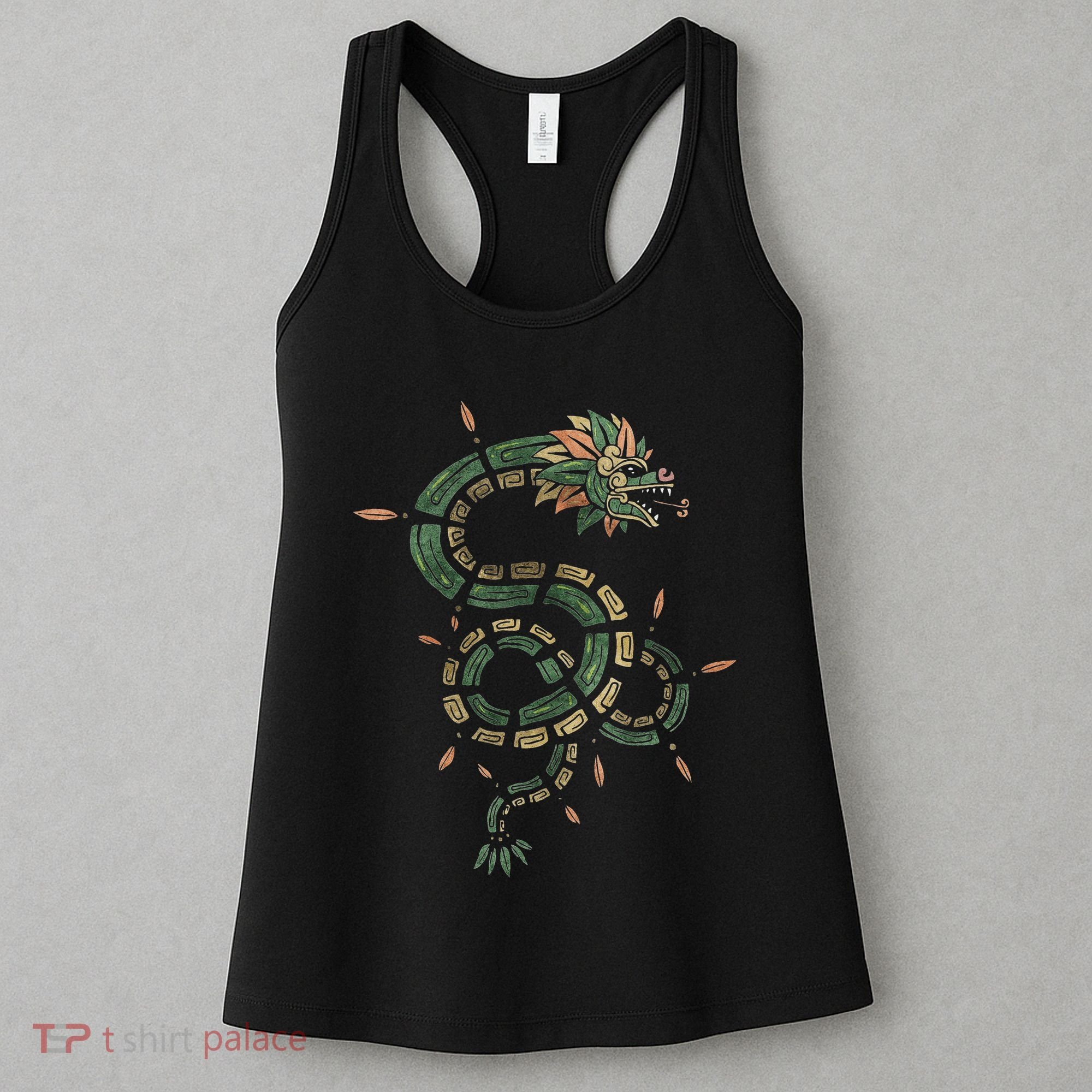 Quetzalcoatl Aztec Feathered Serpent Mayan Inca Toltec Women's Tank Top