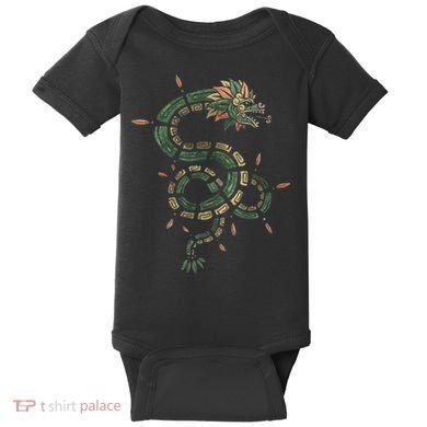Quetzalcoatl Aztec Feathered Serpent Mayan Inca Toltec Baby Bodysuit