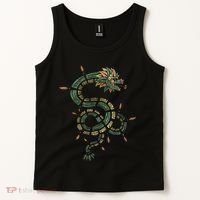 Quetzalcoatl Aztec Feathered Serpent Mayan Inca Toltec Tank Top thumb 2