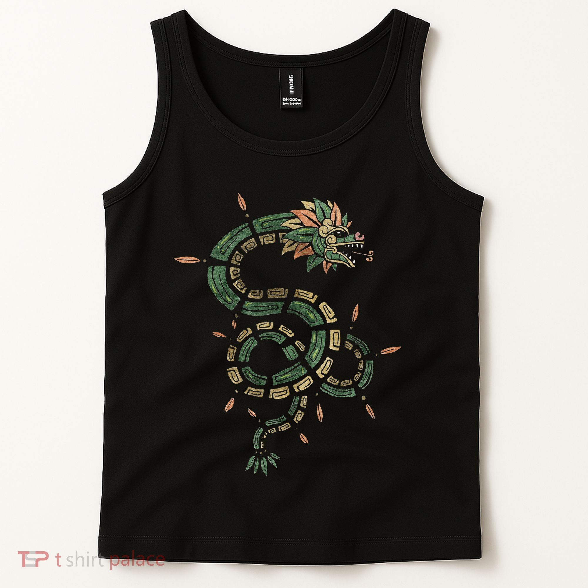 Quetzalcoatl Aztec Feathered Serpent Mayan Inca Toltec Tank Top