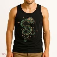 Quetzalcoatl Aztec Feathered Serpent Mayan Inca Toltec Tank Top thumb 3