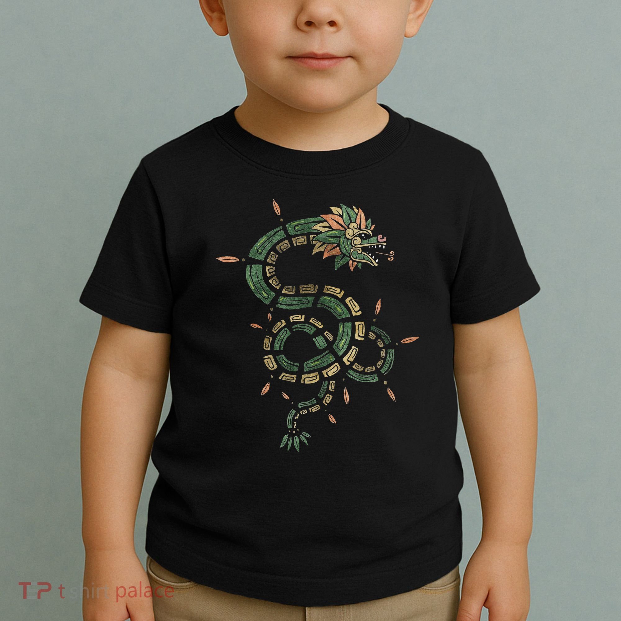 Quetzalcoatl Aztec Feathered Serpent Mayan Inca Toltec Toddler T-Shirt