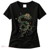 Quetzalcoatl Aztec Feathered Serpent Mayan Inca Toltec Women's T-Shirt thumb 0