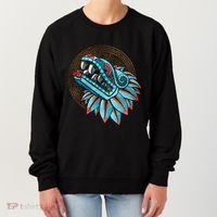 Quetzalcoatl Aztec Feathered Serpent Mayan Inca Toltec Women's Sweatshirt thumb 0