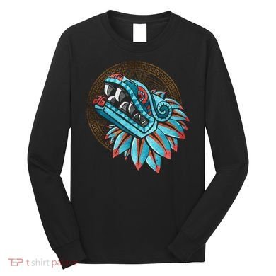 Quetzalcoatl Aztec Feathered Serpent Mayan Inca Toltec Long Sleeve Shirt