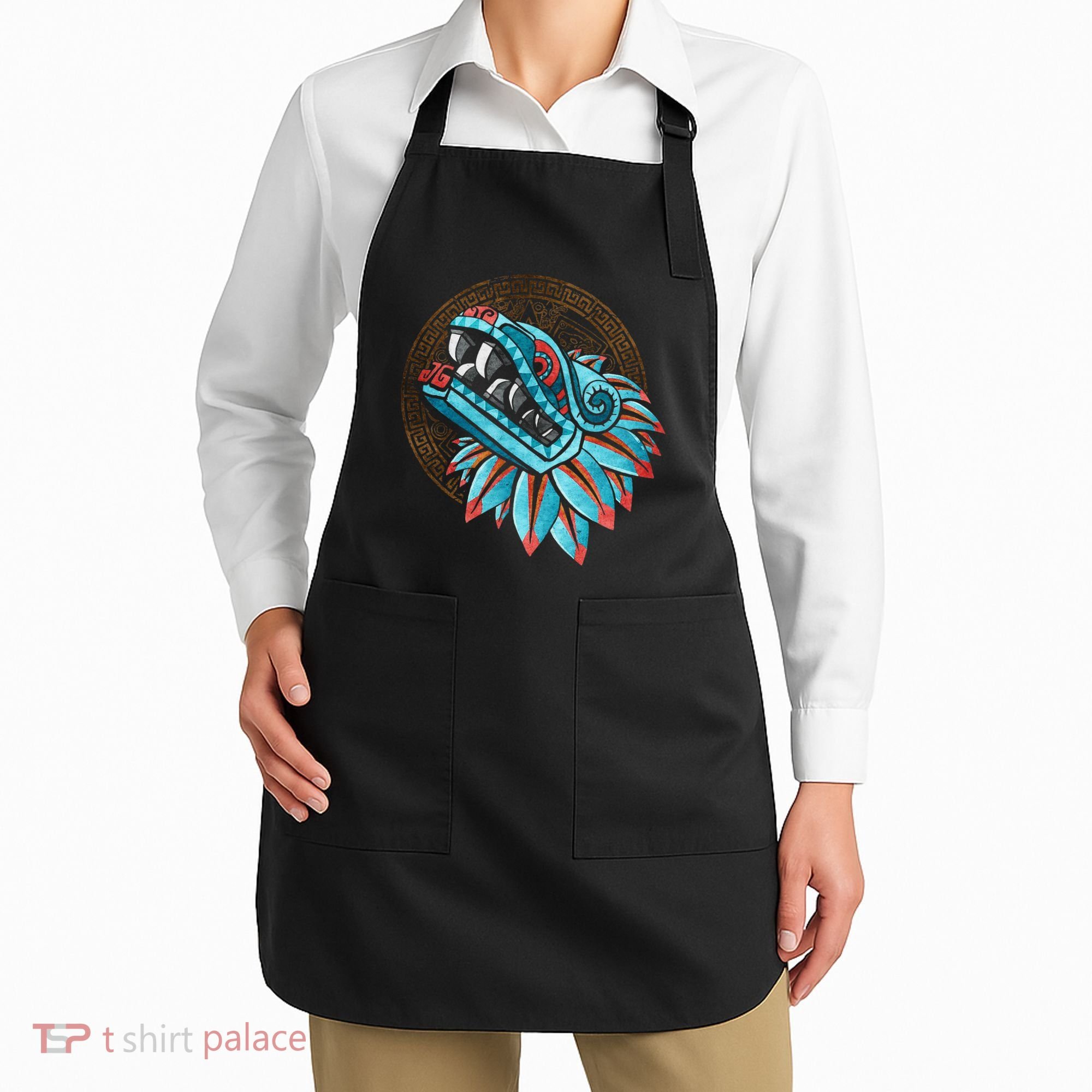 Quetzalcoatl Aztec Feathered Serpent Mayan Inca Toltec Apron