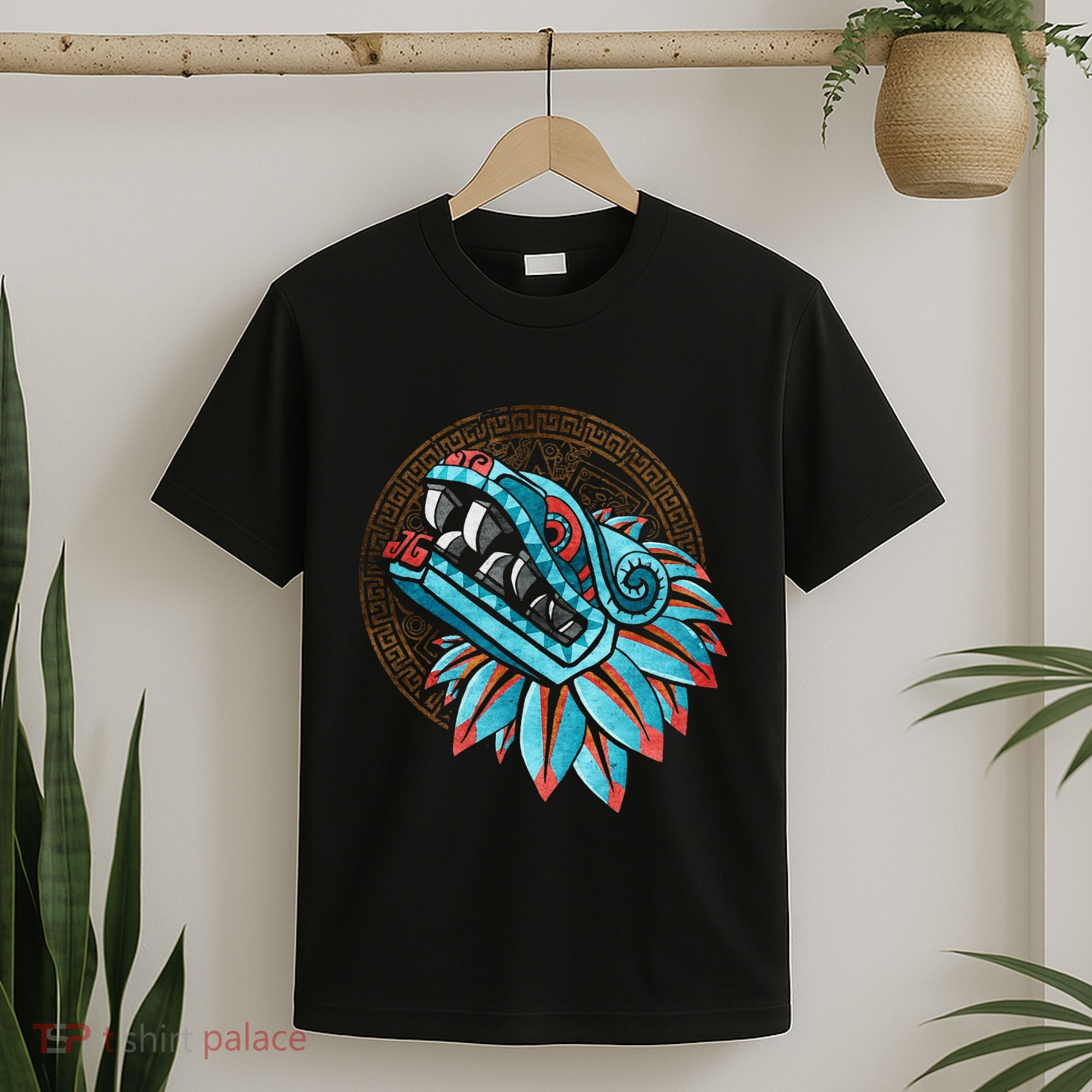 Quetzalcoatl Aztec Feathered Serpent Mayan Inca Toltec T-Shirt