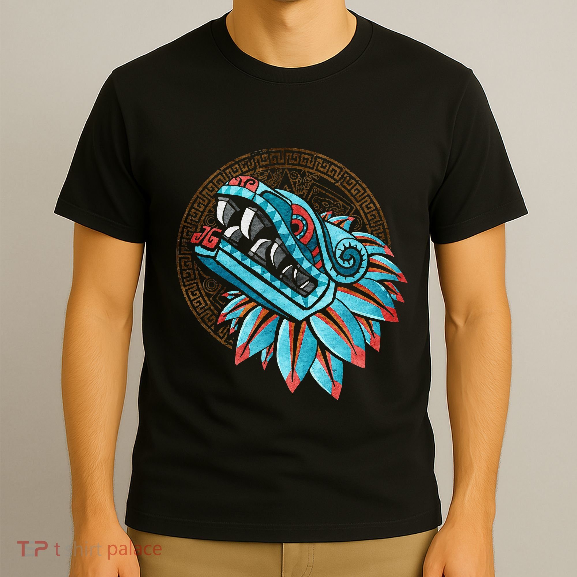 Quetzalcoatl Aztec Feathered Serpent Mayan Inca Toltec T-Shirt