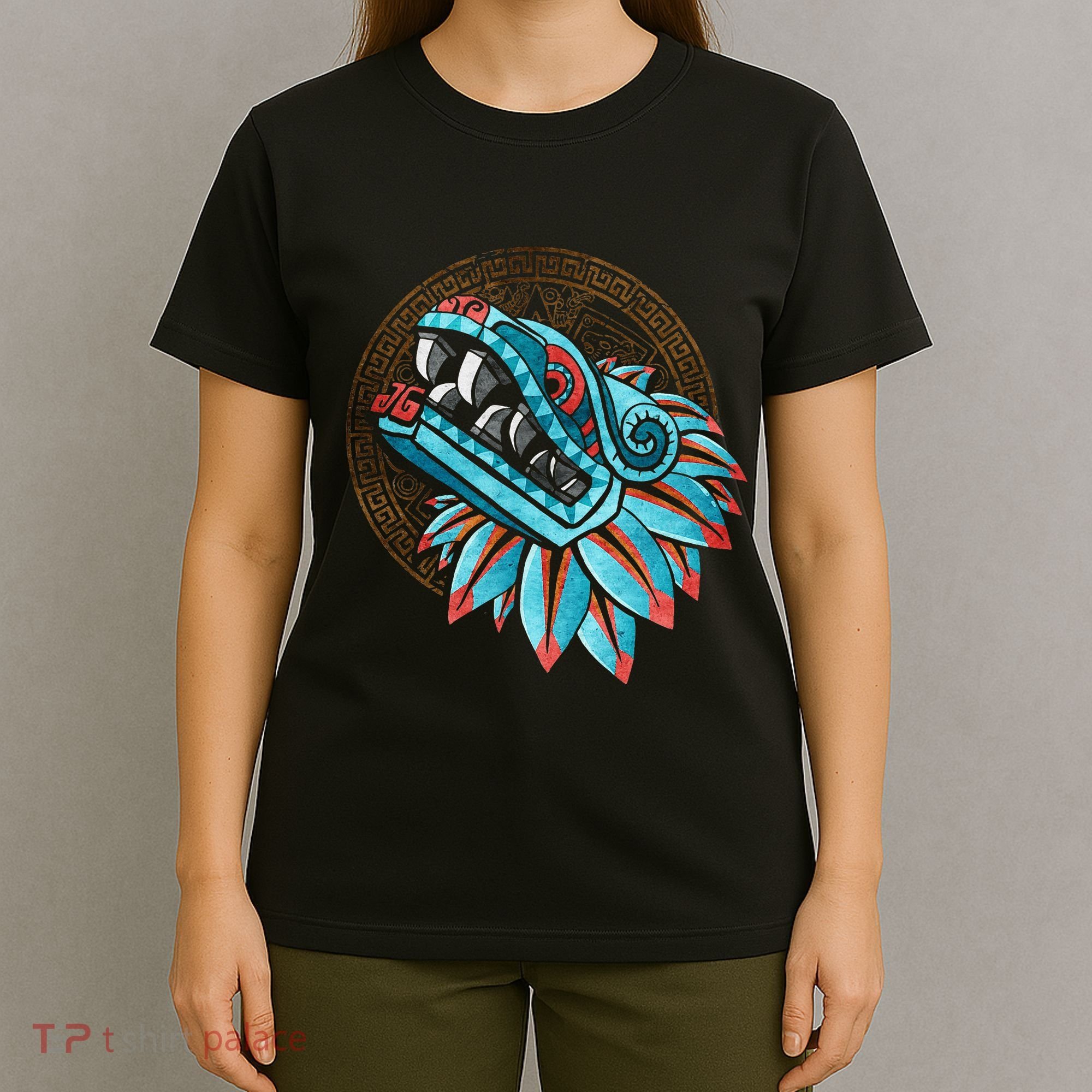 Quetzalcoatl Aztec Feathered Serpent Mayan Inca Toltec T-Shirt